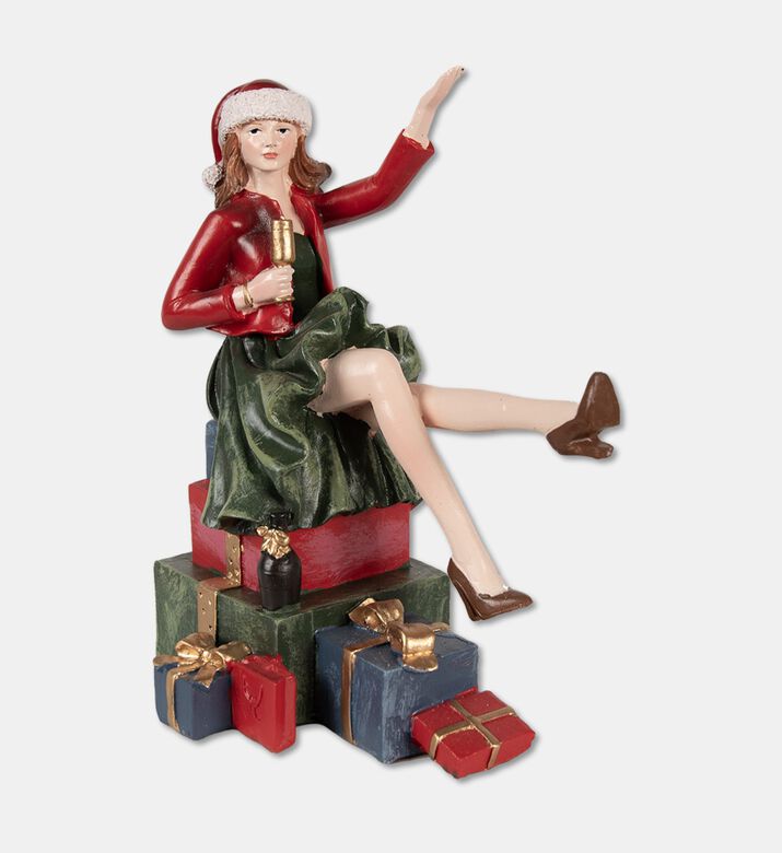 Clayre & Eef Female Green Deco 15x10x18 Cm, Packshot View