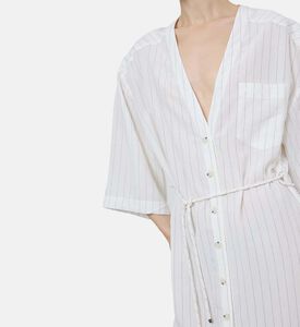 Amneris Striped Shirt Dress