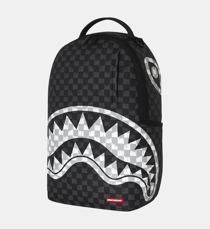 Sprayground Backpack Black White Drip, Packshot View