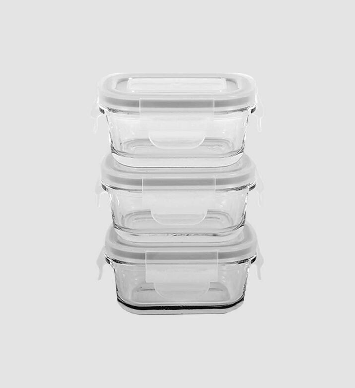 Home Deco and More Glass Small Storage Containers, Packshot View