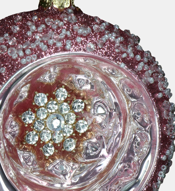 كرة معلقة مثقوبة بأحجار الراين 8 سم كرة معلقة مثقوبة بأحجار الراين 8 سم