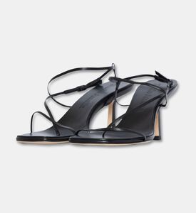 Studio Amelia Bias Mid-heel Slip-on Sandals, Brown, Eu-41, Packshot View