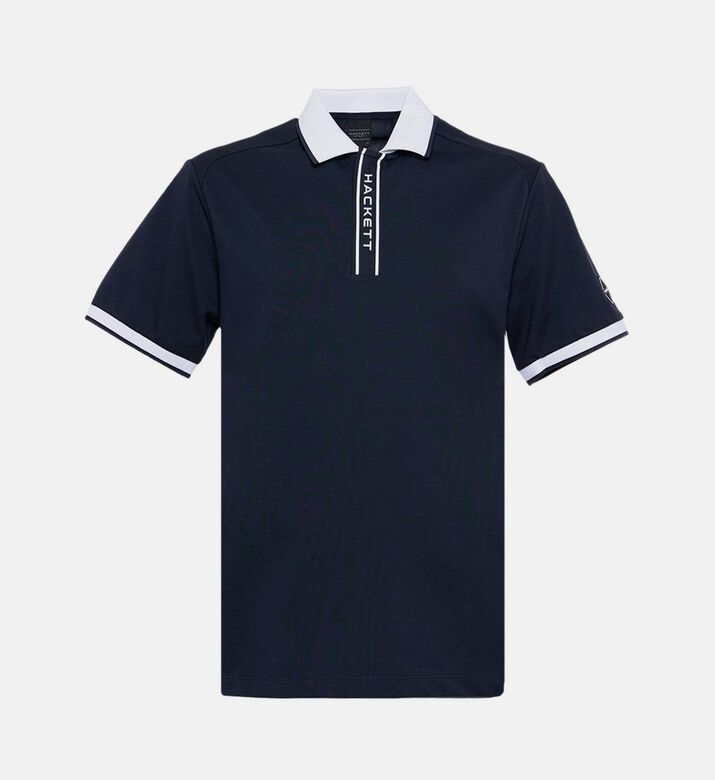 Hackett London Logo-print Short-sleeve Polo Shirt, Packshot View