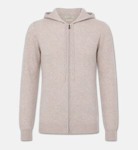 Galeries Lafayette Nachcap Zippered Hooded Jacket, Beige, Xxl, Packshot View