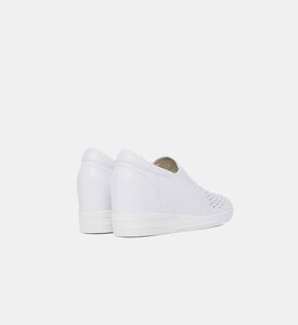 Baldinini Diamond Pattern Slip-on Sneakers, White, Eu-41, Packshot View