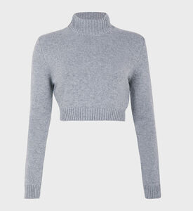 بلوزة قصيرة منسوجة من الصوف الصخري القمري