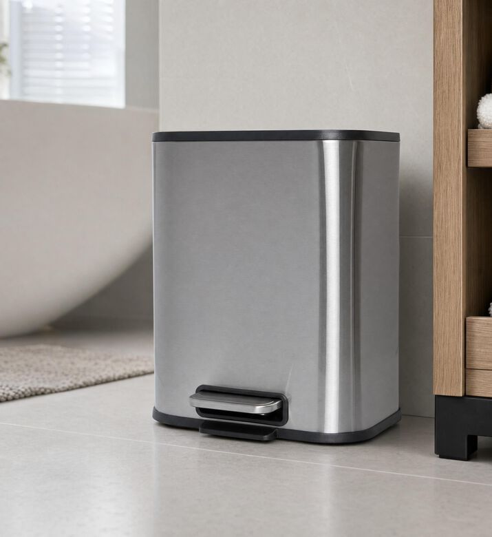 Home Deco and More Soft Close Pedal Bin, Model View