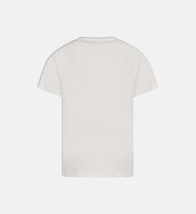 تيشيرت بخطوط متعرجة متقاطعة