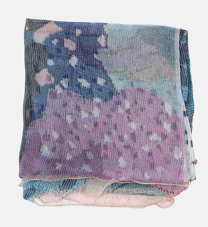 Multicolor Printed Square-shape Scarf