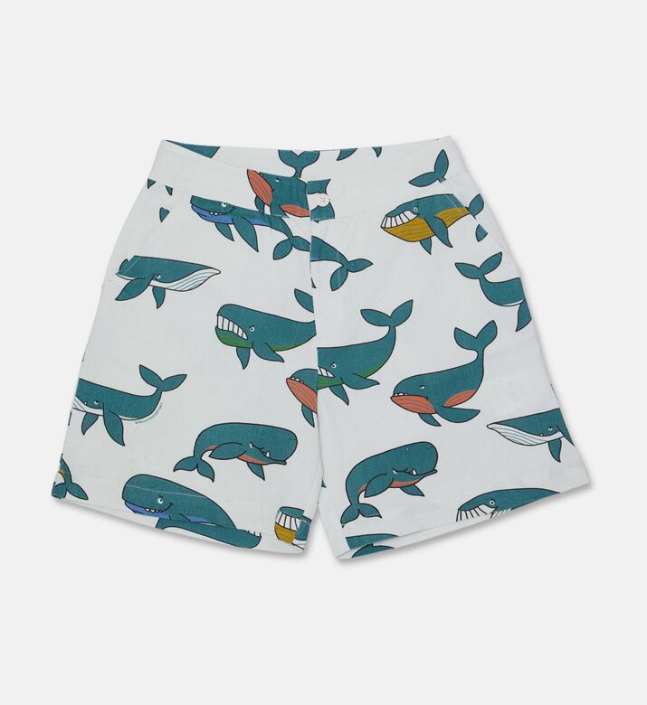 Stella McCartney Whale-print Cotton Shorts, Packshot View