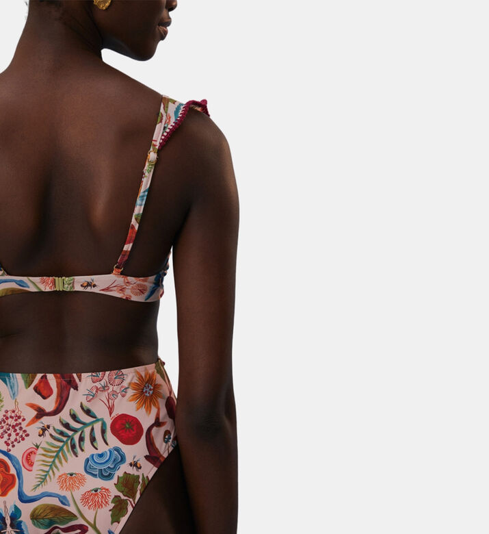 Bright Farm Cut-out One-piece Swimsuit