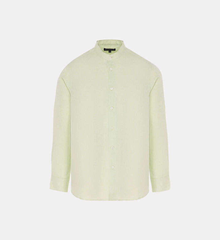 Maxwell Mandarin Linen Shirt