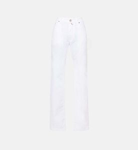 Scarf-detail Slim-fit Denim Jeans