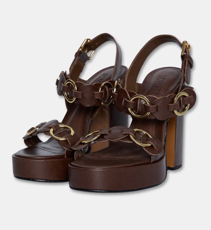 Schutz Chain-detail Platform Sandal, Packshot View