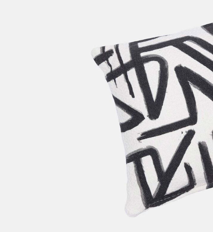 Home Deco and More Kimo Printed Cotton Cover Filled And Vaccumed Cushion, Packshot View