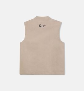 تيشيرت بدون أكمام بتطريز نمر