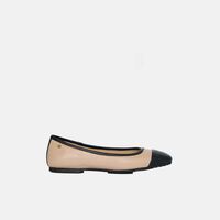 Nappa Leather Two-tone Ballerinas