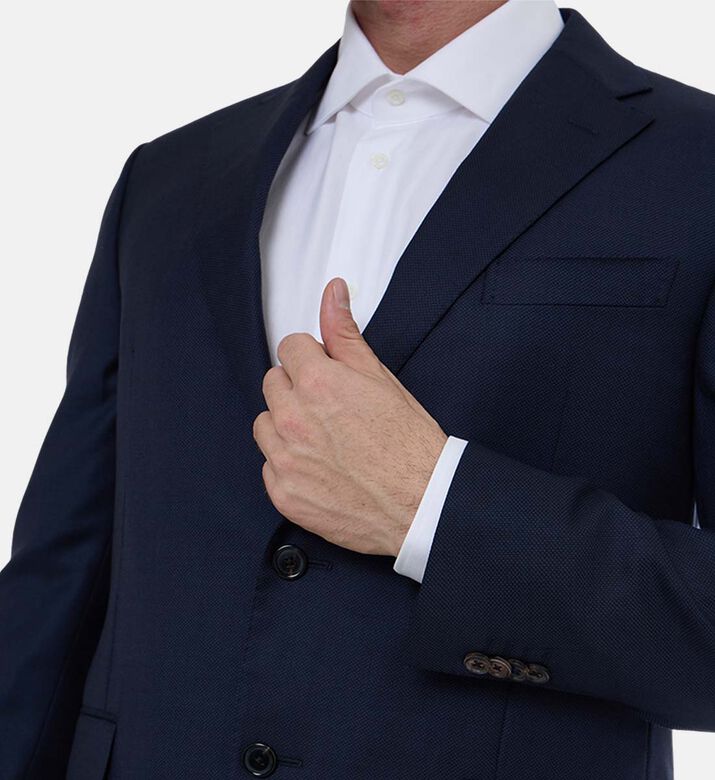 Virgin Wool Tailored-fit Suit