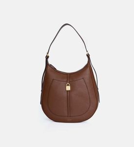 Leather Oversized Crescent Bag