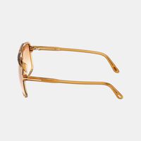 Acetate Square Dark Lens Sunglasses 59