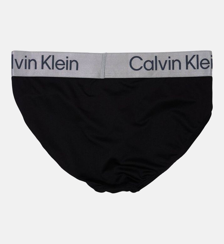 Calvin Klein Logo-print 3-pack Regular-fit Briefs, Packshot View