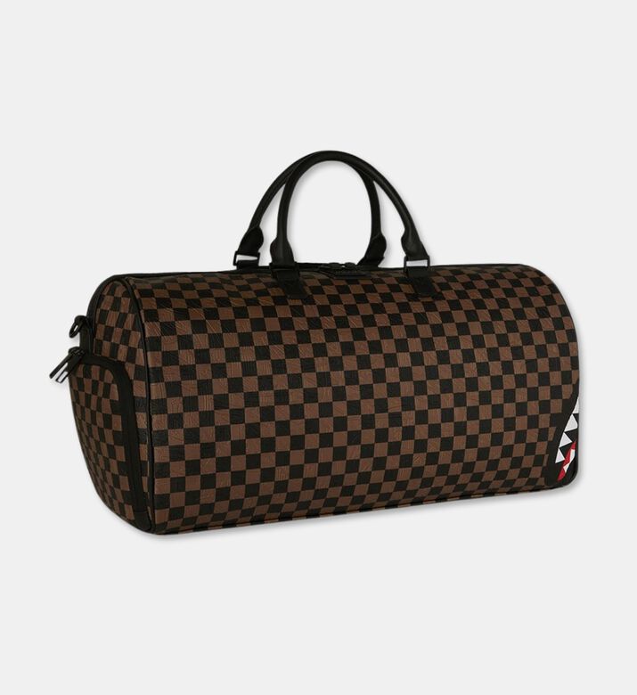 Sprayground Checkered-print Top Handle Duffle Bag, Packshot View