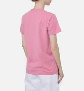 Isabel Marant Aby Tonal Logo Embroidery T-shirt, Pink, Xs, Model View