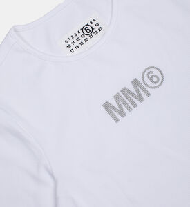 Cotton Logo-print Ribbed Crop Top Cotton Logo-print Ribbed Crop Top