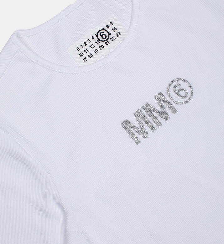Cotton Logo-print Ribbed Crop Top Cotton Logo-print Ribbed Crop Top