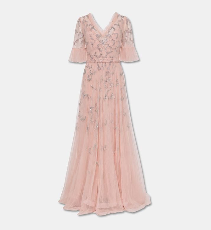 Christophe Guillarme Dress Long, Pink, 44, Packshot View