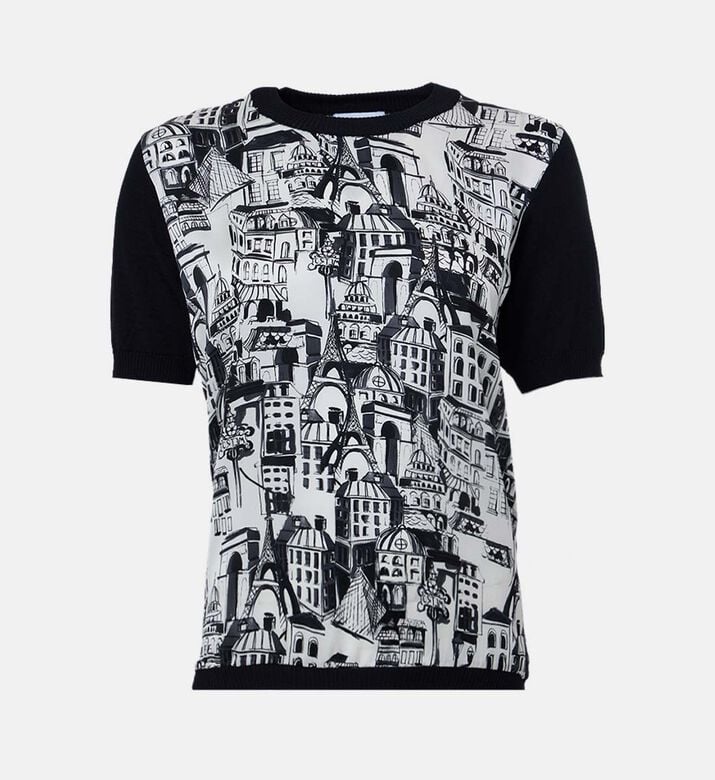Weill Graphic-print Short-sleeve Top, Packshot View Weill Graphic-print Short-sleeve Top, Packshot View