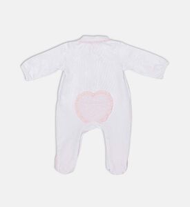My First Collection Heart-applique Romper, Packshot View My First Collection Heart-applique Romper, Packshot View