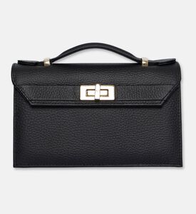 Maya.M Glam Leather Square Bag, Black, Packshot View