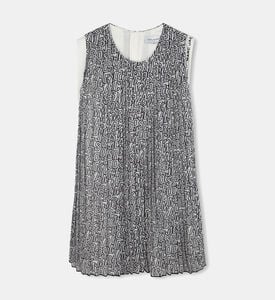 All-over Letter Print Dress All-over Letter Print Dress