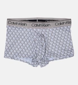 Calvin Klein Logo-print 3-pack Elastic Waistband Trunks, Blue, Xxl, Packshot View