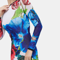 Delora Long Sleeve Crewneck Maxi Dress