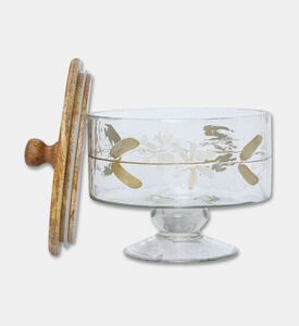 Home Deco and More Flower-print Top Lid Small Jar, Packshot View