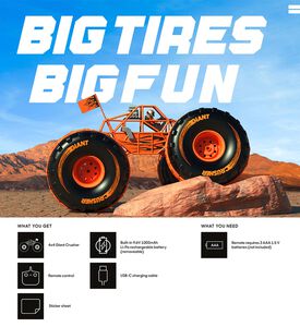 Sharper Image Toy Rc Giant Crusher 4x4, Packshot View