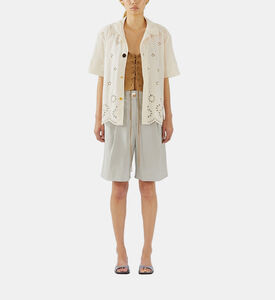 قميص مارتي قطن مطرز