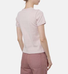 Aristide Logo-embroidery Ribbed T-shirt