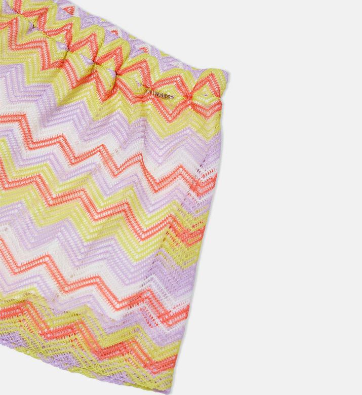 Multicolored Zig-zag Pattern Shorts