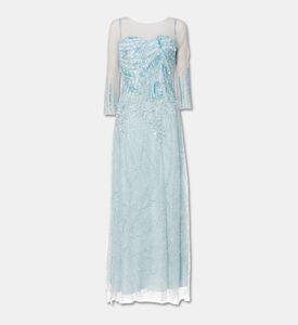 Suzy Matar Sequin Embellished Sheer Maxi Dress, Packshot View