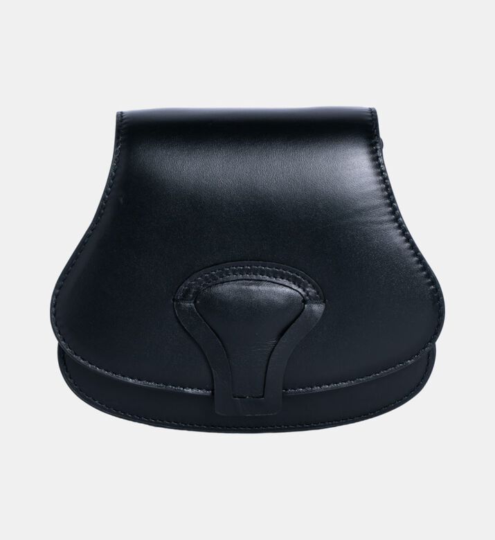 Amber Hardware Leather Mini Shoulder Bag