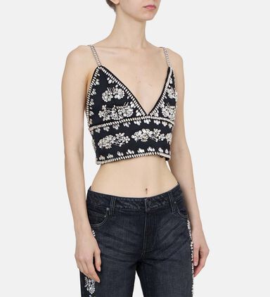 Carli Embellished Bra Top