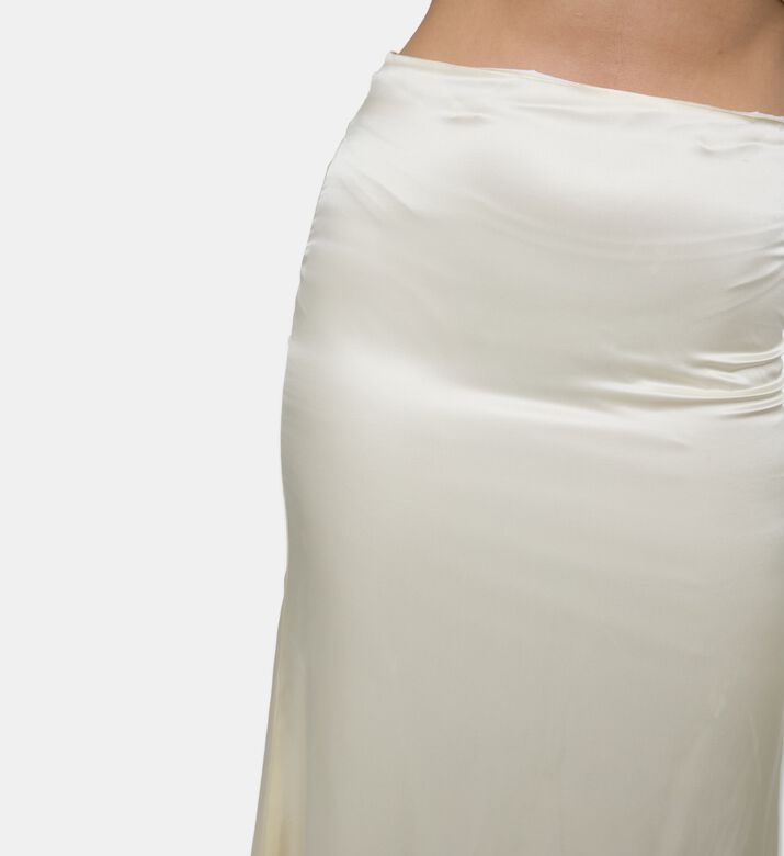Baobab Satin Column Maxi Skirt, Model View