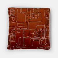 Chess Cotton Square Cushion