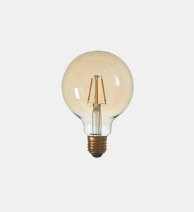 Light and Living Dimmable Glass Led Bulb Amber Light, Gold, 9.5-cm, Packshot View