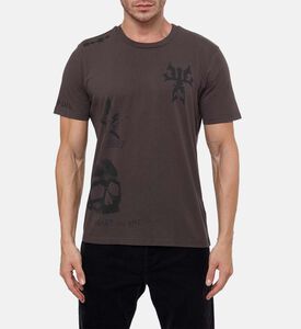 Zadig et Voltaire Cotton Crewneck Short-sleeve T-shirt, Model View