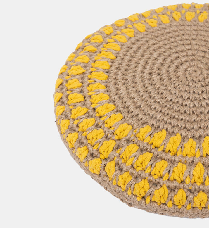 Jalsa Cotton Round Filled And Vaccumed Cushion