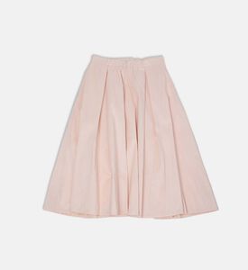 Pleated Flared Skirt